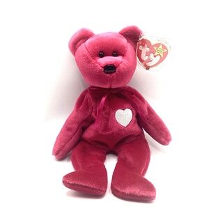 Vintage Ty Beanie Baby Valentina the Bear DOB 2/14/1998.  NWT  Collectibles stor